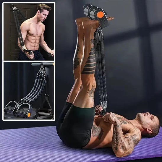 Extenseur pour musculation - PuissanceManâą - Rigueur - Discipline