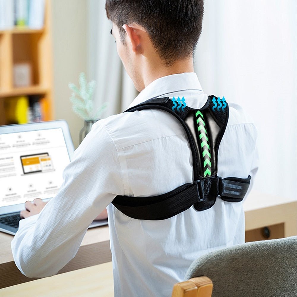 HealtyBack™ I Correcteur posture réglable - Rigueur-Discipline