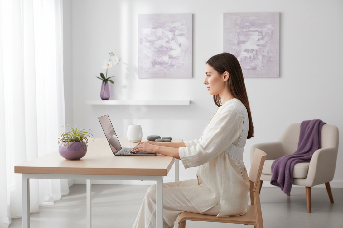 Dos courbé au bureau : comment un correcteur de posture peut transformer ta journée