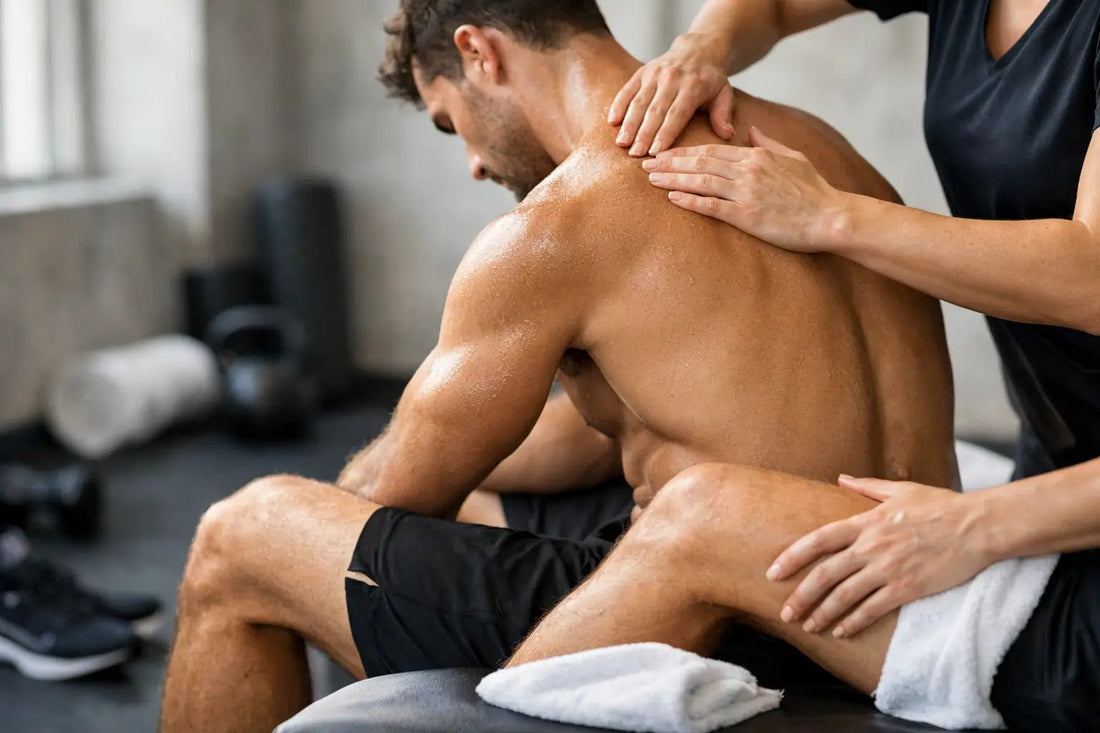 Les zones du corps à masser après entraînement