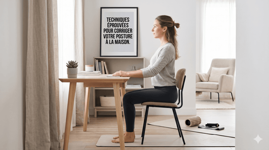 Techniques éprouvées pour corriger votre posture à la maison