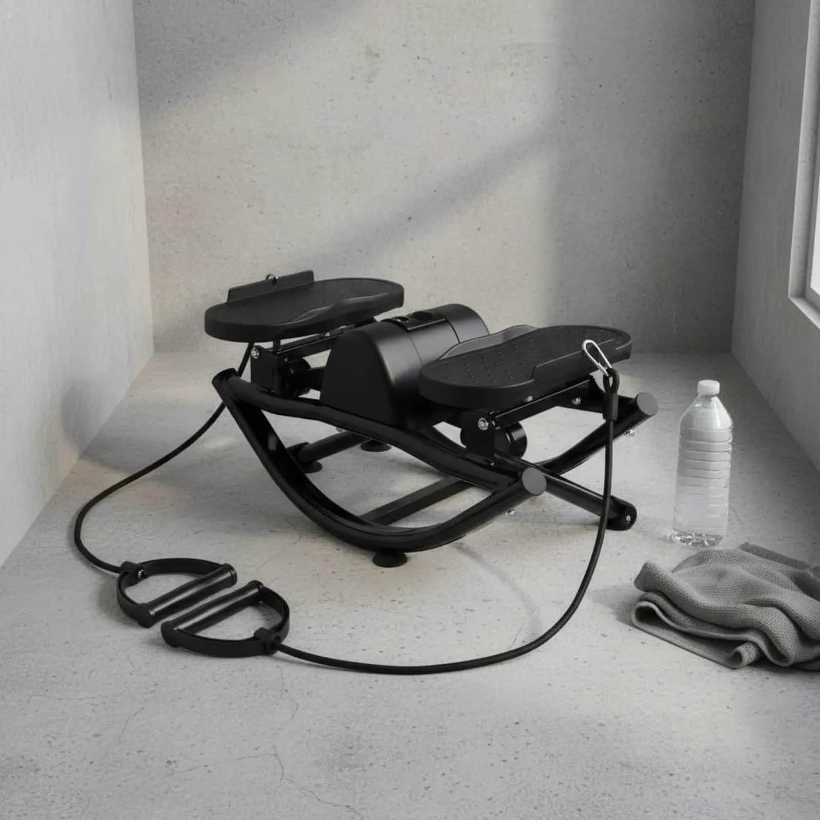 Stepper sports compact silencieux vue de face – appareil fitness maison