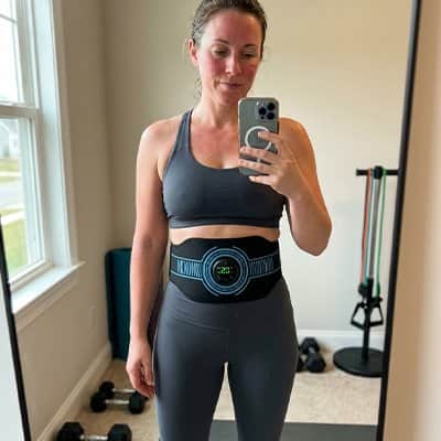 Ceinture electrostimulation récupération musculaire