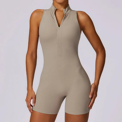 combinaison-de-sport-extensible-beige