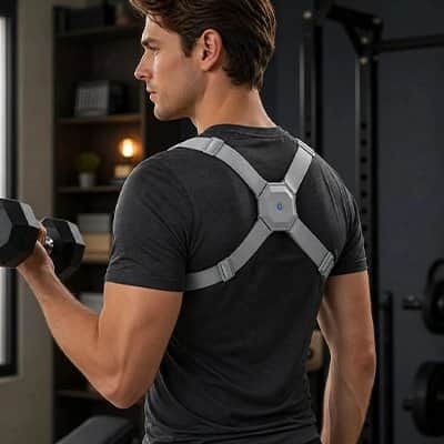 Correcteur de posture gris