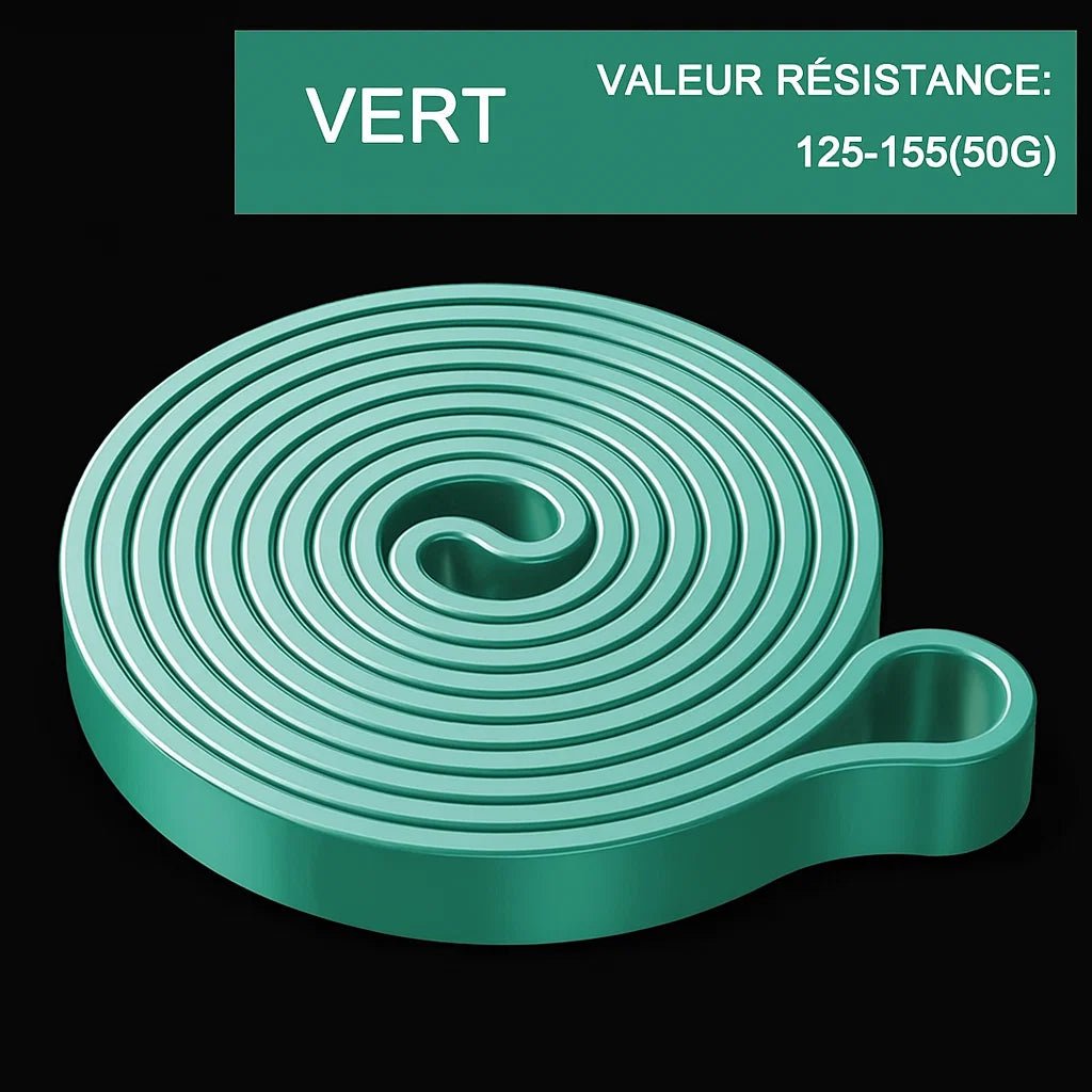 Élastique pour Barre Musculation porte - Rigueur - Discipline