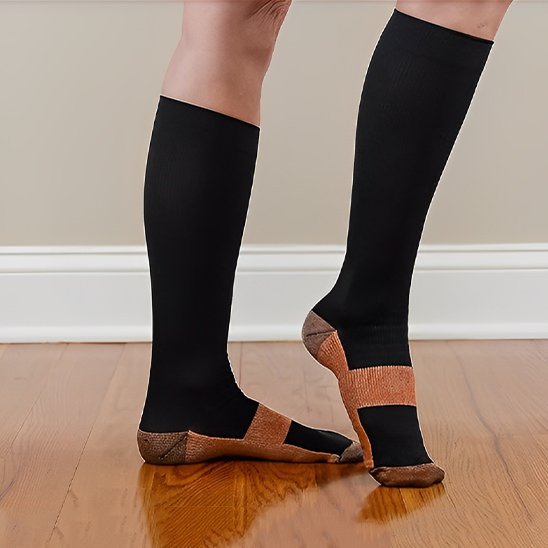 Chaussette de compression maintien complet