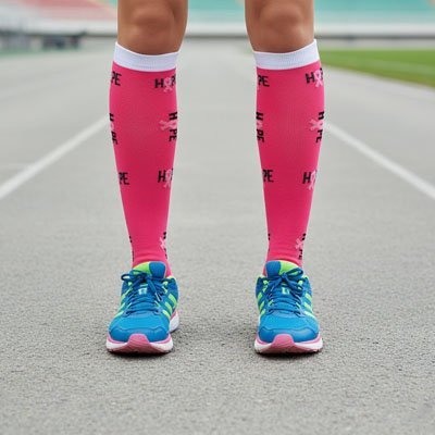 Chaussette de compression pour sportif