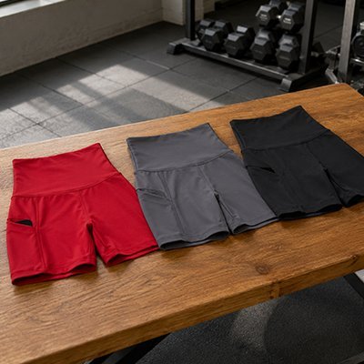 short moulant sport femme maintient 