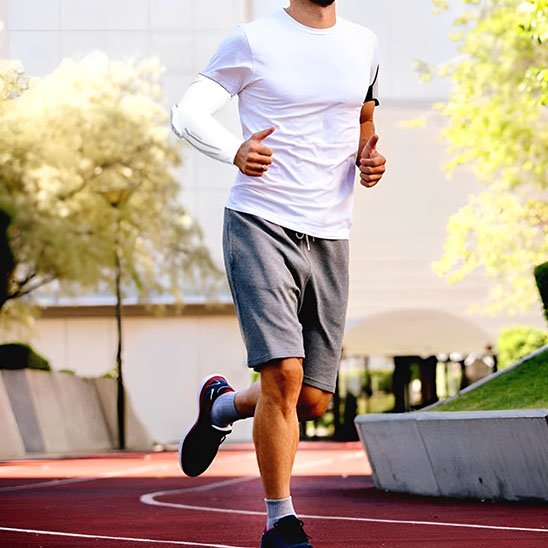 Manchon de compression pour joggeur