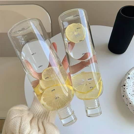 Gourde graduée pour hydratation optimale