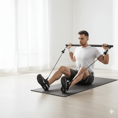 barre élastique musculation solide