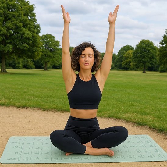 Tapis yoga​ avec sangle de transport