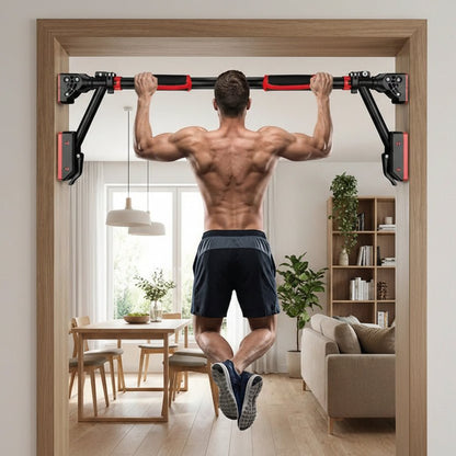 barre de traction sur porte solide