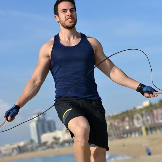 Corde a sauter professionnelle solide