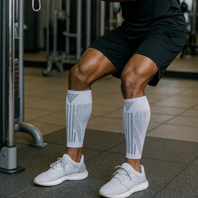 Manchon de compression mollet pour sportif