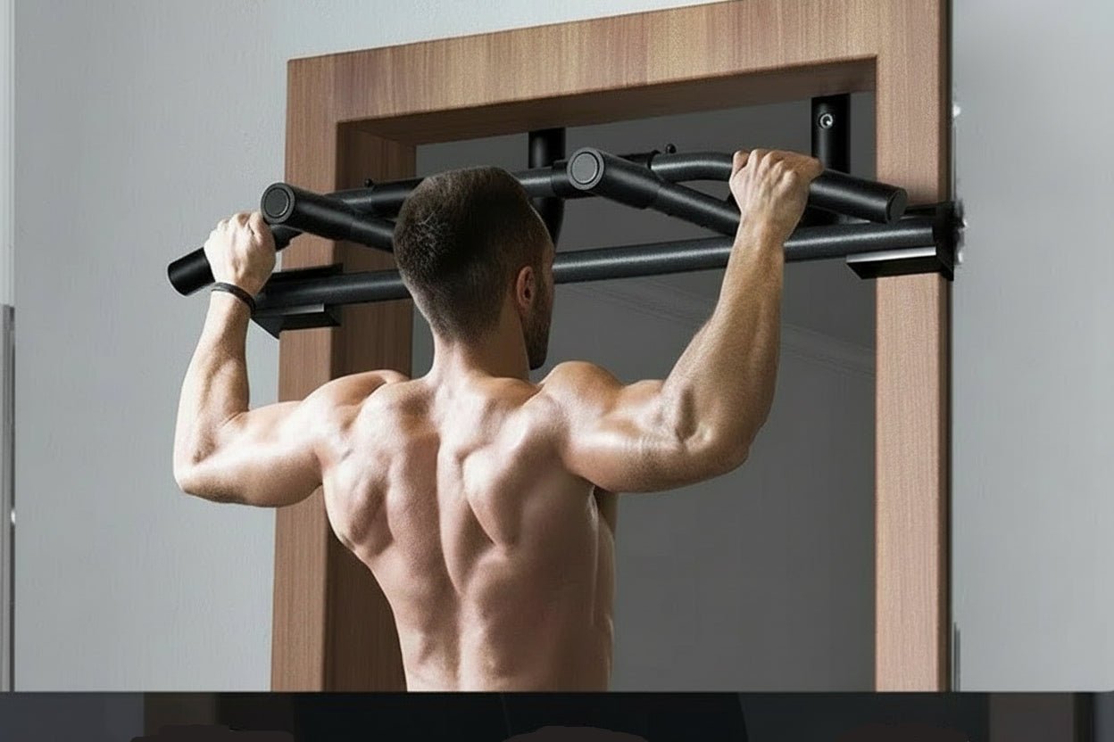 Barre traction porte double