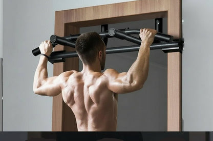 Barre traction porte double