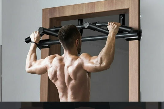 Barre traction porte double