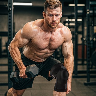 genouillère de compression maintient total