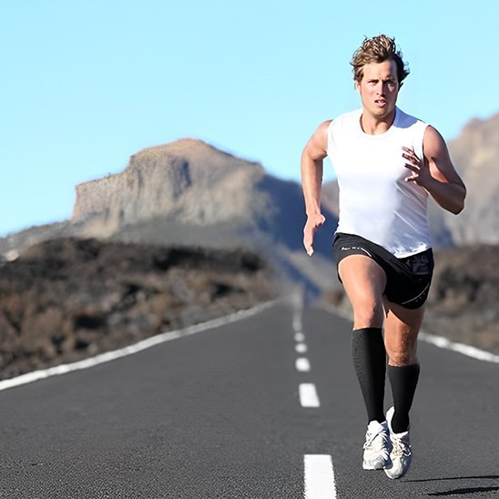 Chaussette de compression pour joggeur 