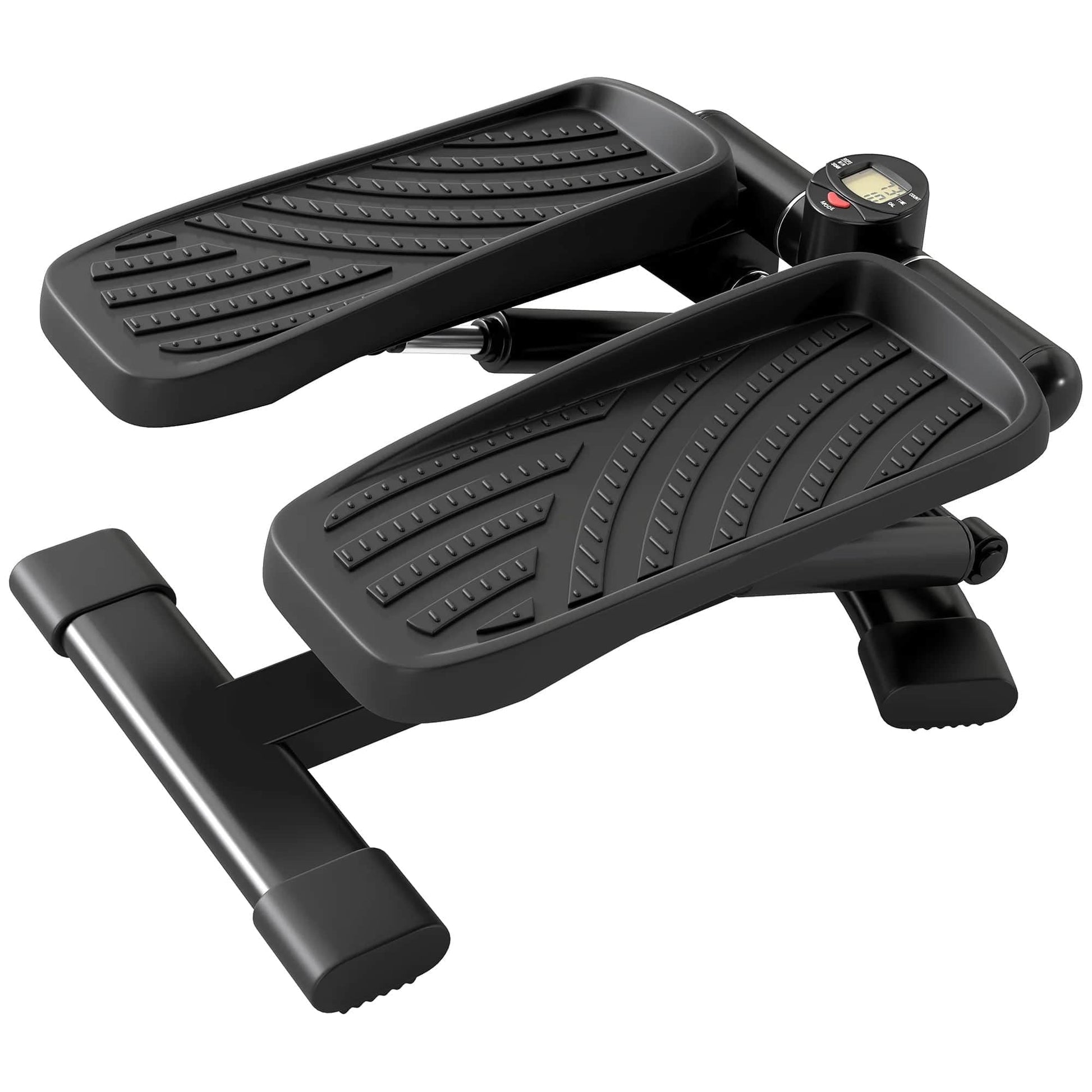 Stepper fitness compact avec pédales ergonomiques, idéal pour un entraînement à domicile.