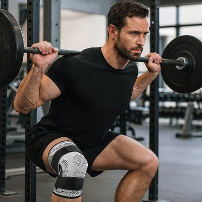 genouillère de compression confortable