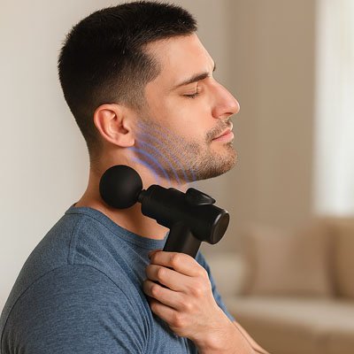 mini Pistolet de massage noir