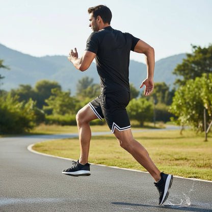 Shorts de sport pour hommes extensible