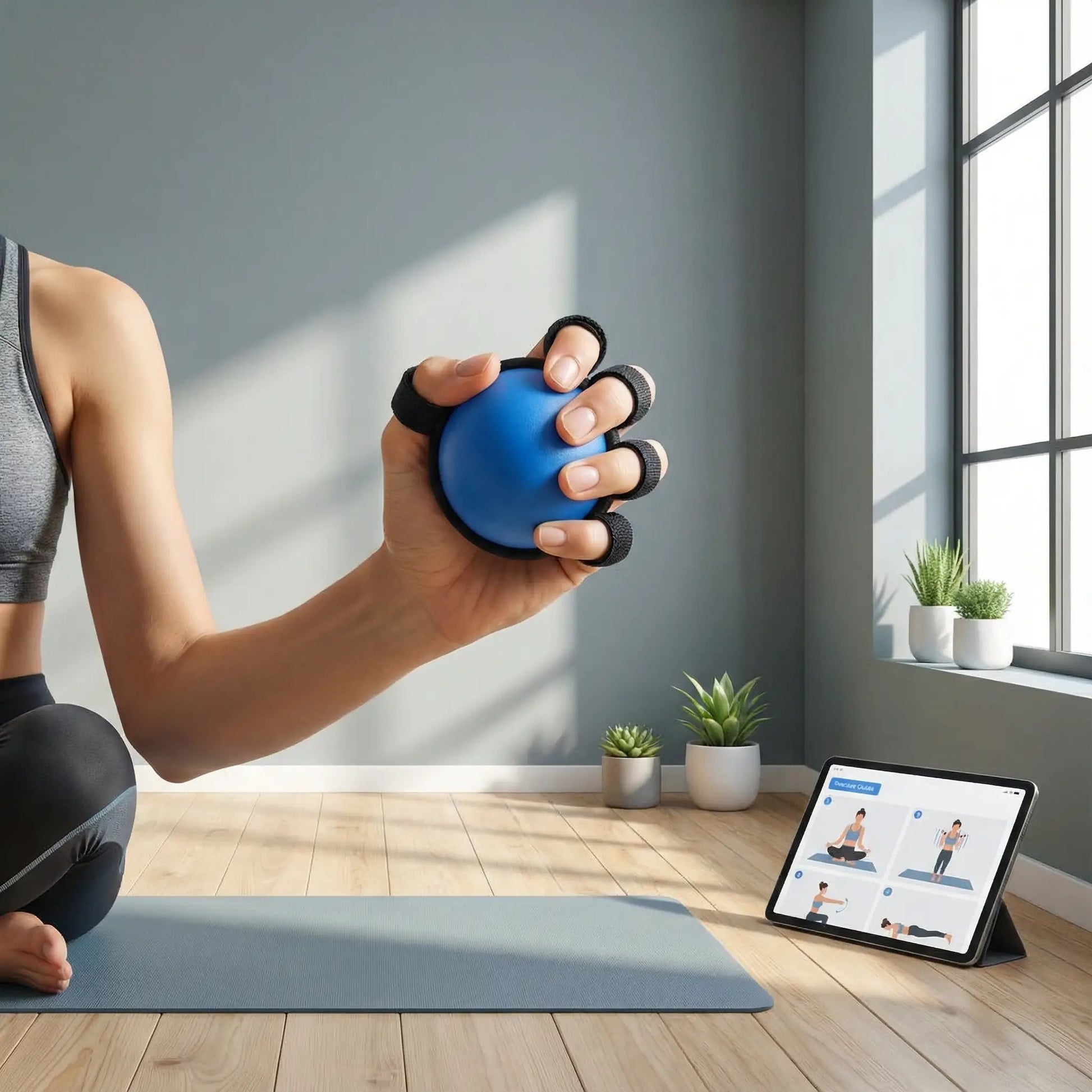  Balle rééducation main canal carpien exercices