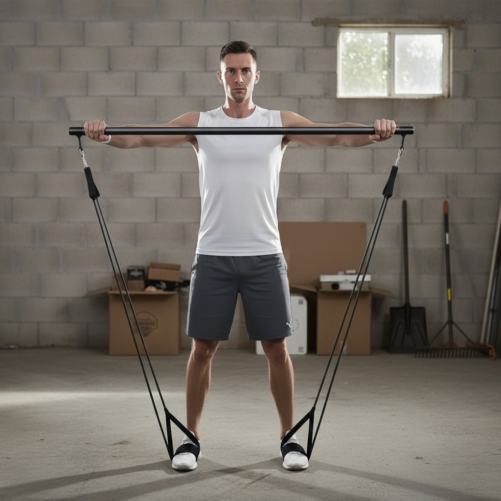 barre élastique musculation pour homme