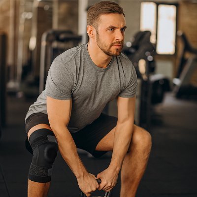 genouillère de compression soulagement douleur