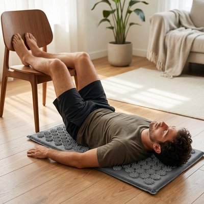 Tapis d acupression diminution de la douleur